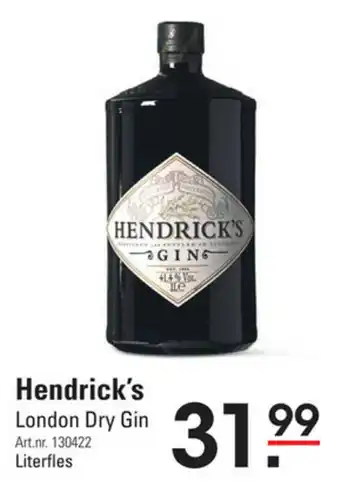 Sligro Hendrick's gin 700ml aanbieding