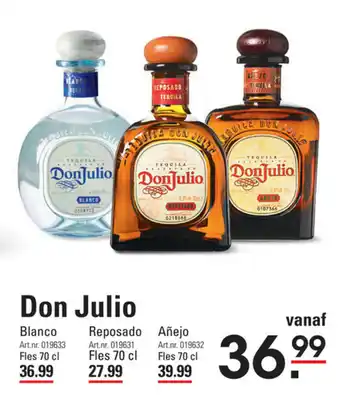 Sligro Don Julio 700ml aanbieding