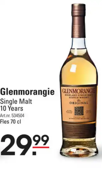 Sligro Glenmorangie Single mlt 700ml aanbieding