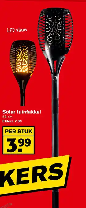 Hoogvliet Solar tuinfakkel aanbieding