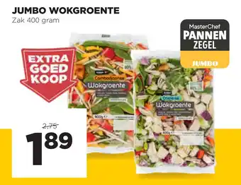 Jumbo Jumbo Wokgroente zak 400 gram aanbieding