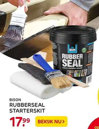 Praxis Bison Rubberseal starterkit 750ml aanbieding