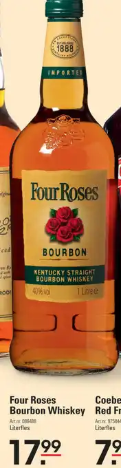 Sligro Four Roses Bourbon whiskey 1L aanbieding