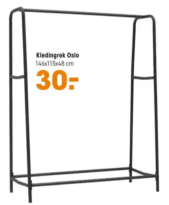 Kwantum Kledingrek Oslo 146x115x48cm aanbieding