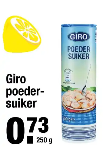 ALDI Giro poeder- suiker aanbieding