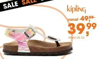 Ziengs Kipling sandalen 28-35 aanbieding