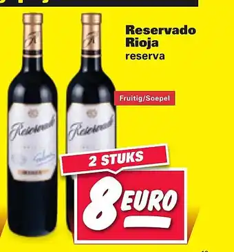 Nettorama Reservado Rioja aanbieding