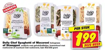 Nettorama Daily Chef Spaghetti of Macaroni aanbieding