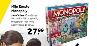 Intertoys Mijn eerste monopoly aanbieding