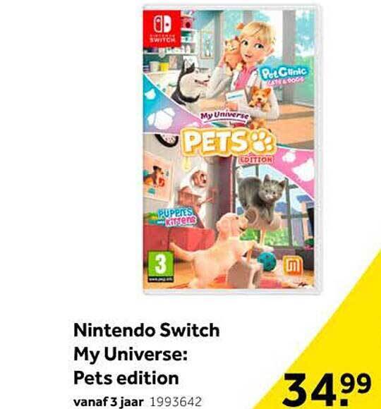 My Universe: Pet Clinic Cats & Dogs Nintendo Switch Gameplay 