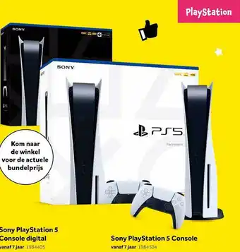 Intertoys Sony playstation 5 console digital aanbieding