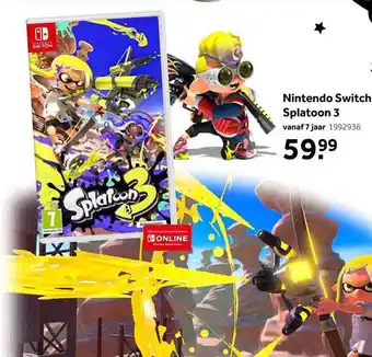 Intertoys Nintendo switch splatoon 3 aanbieding