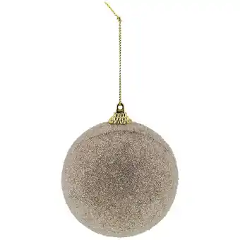 Action Kunststof kerstbal met glitters aanbieding