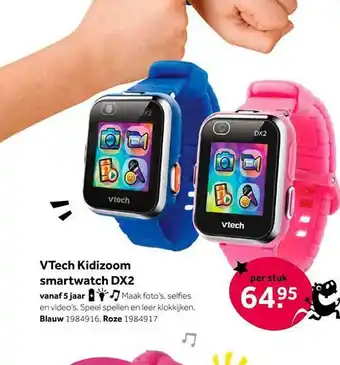 Intertoys Vtech kidizoom smartwatch dx2 aanbieding