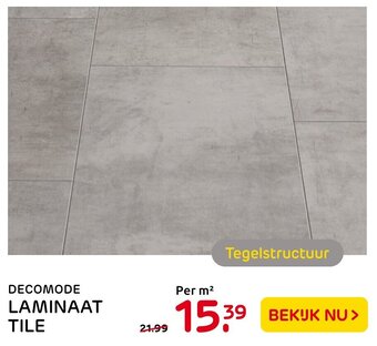 Praxis Decomode Laminaat Tile aanbieding