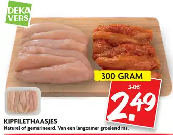 Dekamarkt Kipfilethaasjes 300gr aanbieding