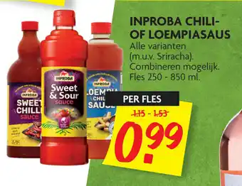 Dekamarkt Inproba chilli- of loempiasaus 250-850 ml aanbieding