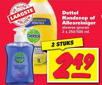 Nettorama Dettol handzeep of allesreiniger aanbieding