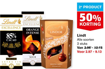 Hoogvliet Lindt aanbieding