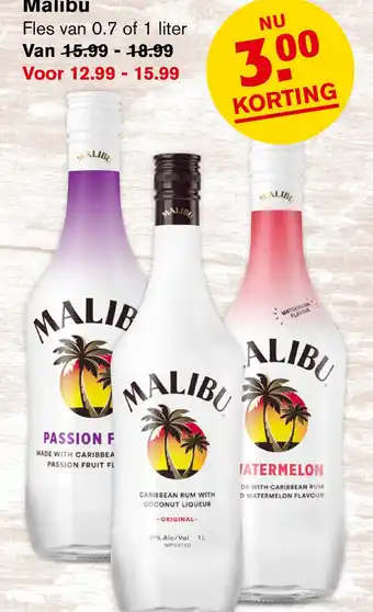 Hoogvliet Malibu aanbieding