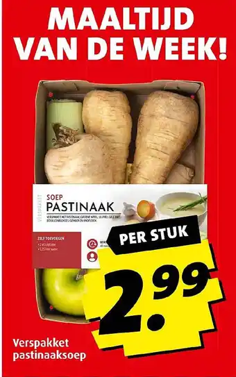 Boni Verspakket pastinaaksoep aanbieding