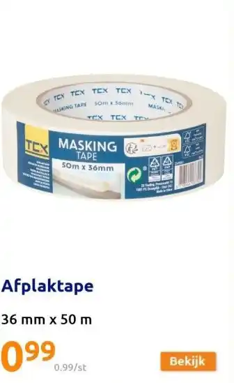 Action Afplaktape aanbieding