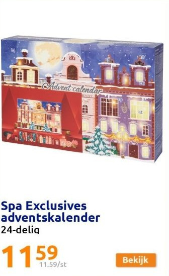 Action Spa exclusives adventskalender aanbieding