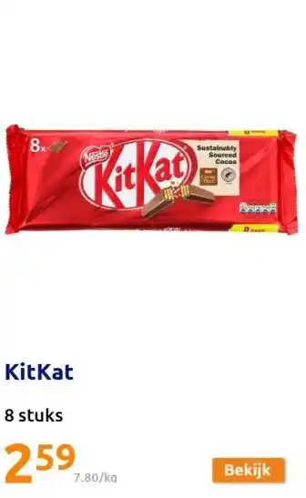 Action Kitkat aanbieding