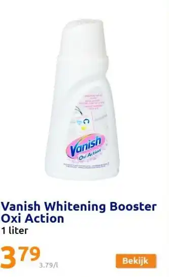 Action Vanish whitening booster oxi action aanbieding