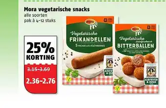 Poiesz Mora vegetarische snacks aanbieding