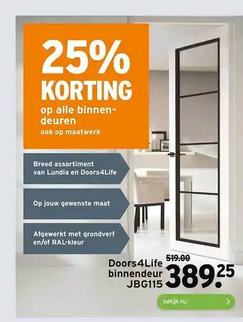 GAMMA Doors4life binnendeur jbg115 aanbieding