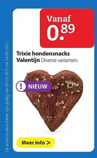 Pets Place Trixie hondensnacks Valentijn aanbieding