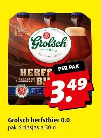 Boni Grolsch herfstbier aanbieding