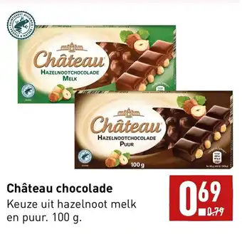 ALDI Chateau chocolade 100G aanbieding