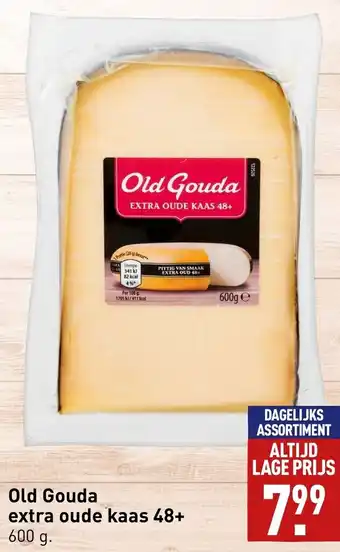 ALDI Old gouda extra oude kaas 48+ 600g aanbieding