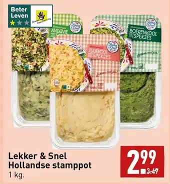 ALDI Lekker & snel hollandse stamppot aanbieding