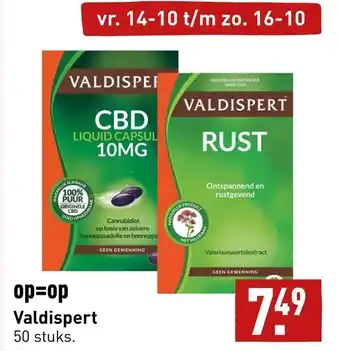 ALDI Valdispert 50 stuks aanbieding