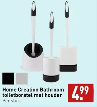 ALDI Home creation bathroom toiletborstel met houder aanbieding