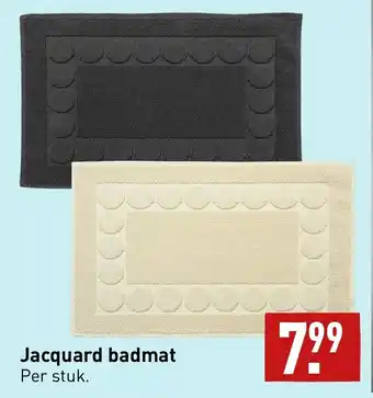 ALDI Jacquard badmat aanbieding