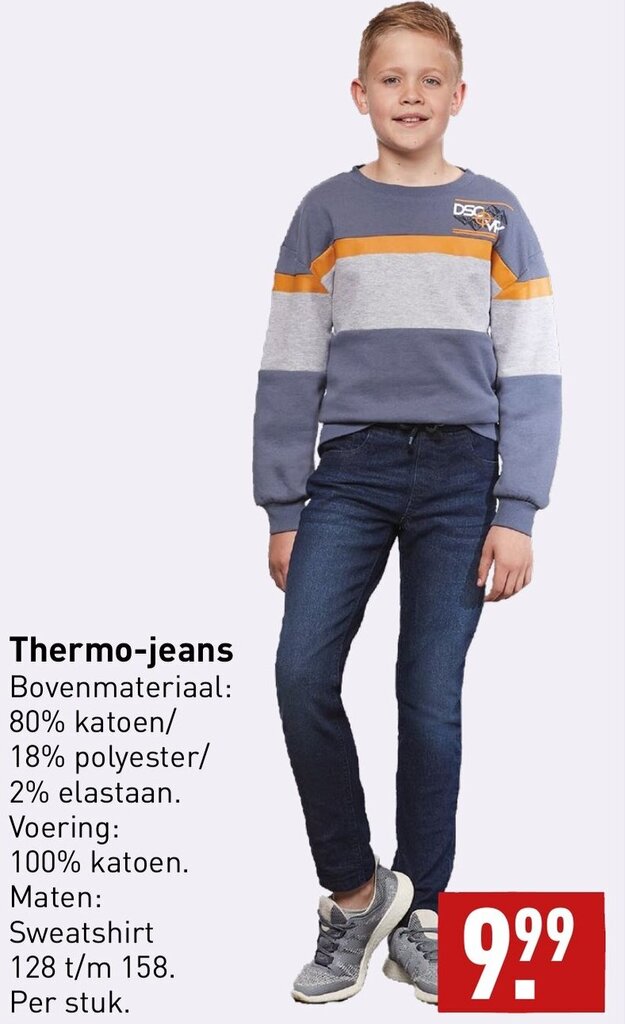 Thermojeans aanbieding bij ALDI