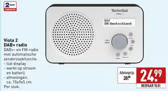 ALDI Viola 2 DAB+radio aanbieding