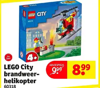 Kruidvat Lego City brandweerhelikopter 60318 aanbieding