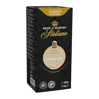 Koffievoordeel.nl Gran maestro italiano - cappuccino - 20 cups aanbieding