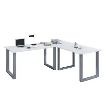 fonQ Hioshop lona hoekbureau 190x190x50 cm u-frame w... aanbieding