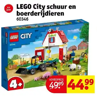 Kruidvat Lego City schuur en boerderijdieren 60346 aanbieding