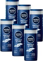 Bol.com Nivea men protect & care - 6 x 250 ml - voordee... aanbieding