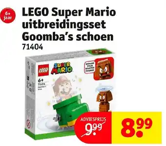 Kruidvat Lego Super Mario uitbreidingsset goomba's schoen 71404 aanbieding