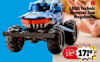 Kruidvat Lego technic monster jam megalodon 42134 aanbieding