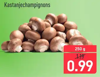 ALDI Kastanjechampignons 250g aanbieding