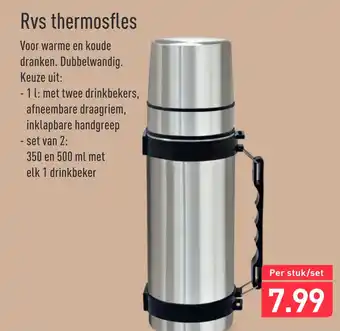 ALDI Rvs thermosfles aanbieding